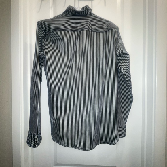 Gustin Hickory Stripe Selvedge Workshirt Classic Fit Size Medium Made in the USA - Picture 2 of 3